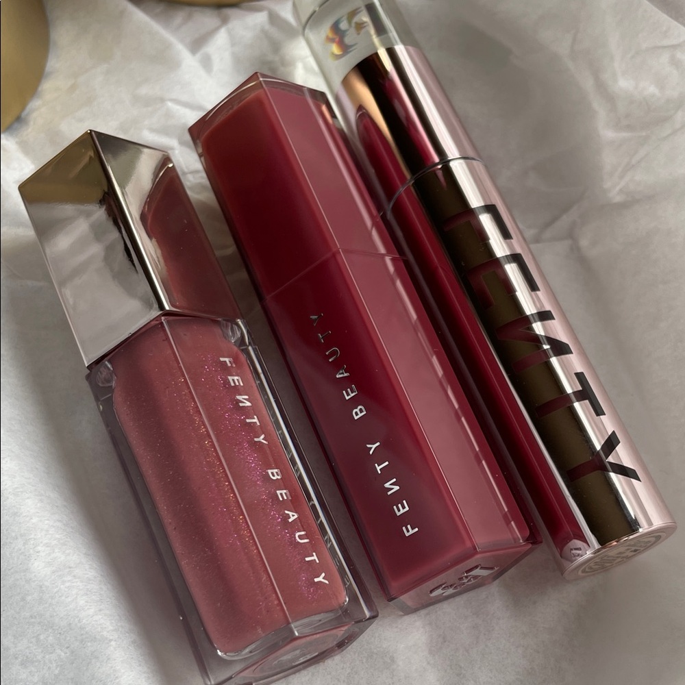 FENTY Beauty It`s Riri-szn Lip Set Gloss Bomb Icon Lipstick Gloss Stix - Picture 13 of 16